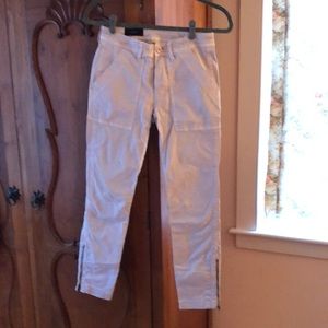 J Crew ankle zip cargo pants